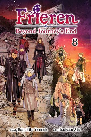 Kanehito Yamada (山田 鐘人), Tsukasa Abe (ツカサ アベ), *removed*, *removed*: Frieren: Beyond Journey's End, Vol. 8 (GraphicNovel, 2023, Viz Media)