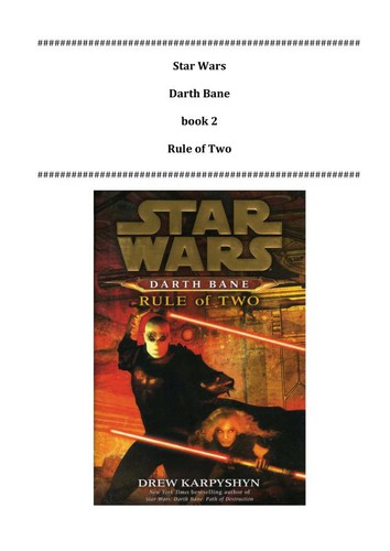 Drew Karpyshyn: Darth Bane (Hardcover, 2008, Del Rey/Ballantine Books)