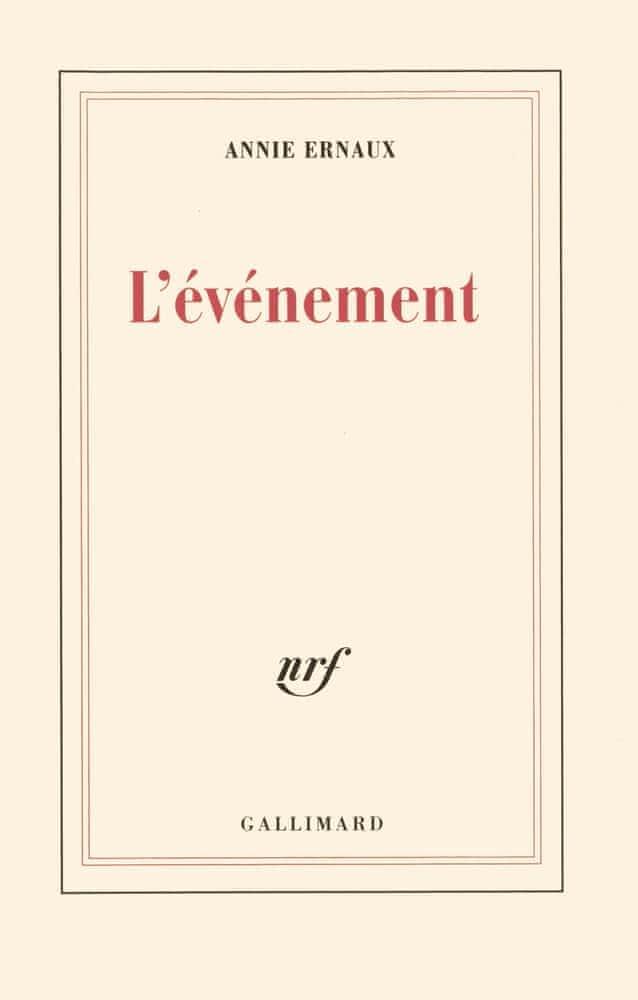 Annie Ernaux: L'événement (French language, 2000)